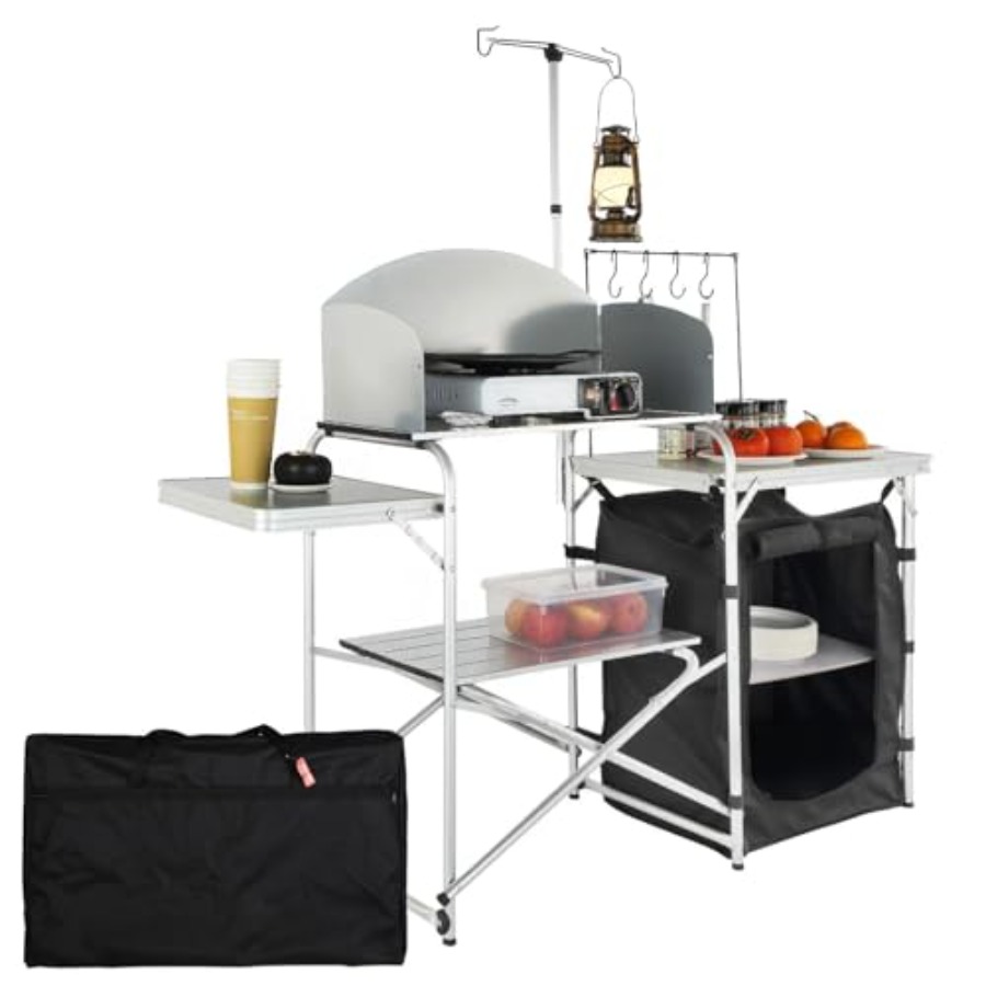 Camping Cooking Bag - Camping Kitchen Table, Folding Outdoor Cooking