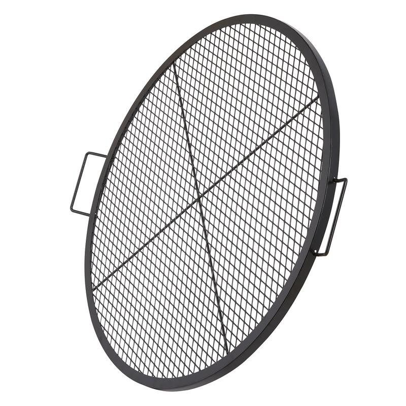 Camping Cooking Bbq - Black Round Cooking Grid 36 Inch
