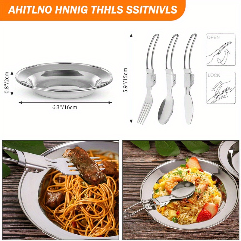 17pcs Camping Cookware Set, Po - Camping Cooking Frying Pan ulasan dan harga