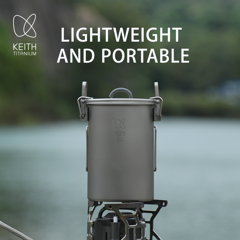 KEITH Pure Titanium Rice Cooke - Camping Hiking Cooking ulasan dan harga