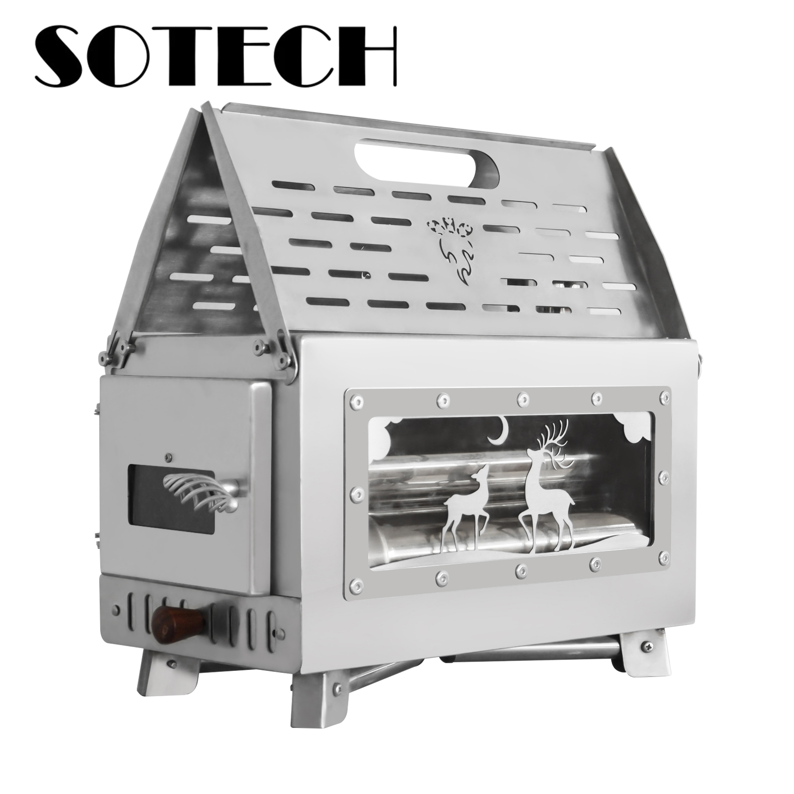 SOTECH Foldable Camping Wood B - Van Camping Cooking ulasan dan harga