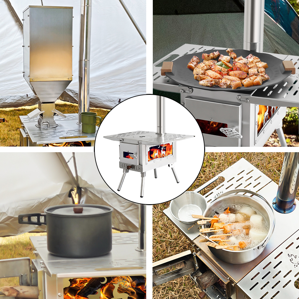 SOTECH Foldable Camping Wood B - Van Camping Cooking ulasan dan harga
