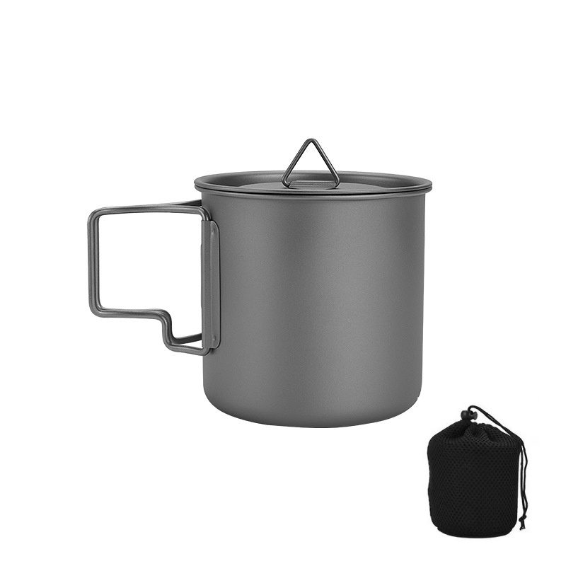 Titanium Camping Mug with Fold - Mess Kit Titanium ulasan dan harga