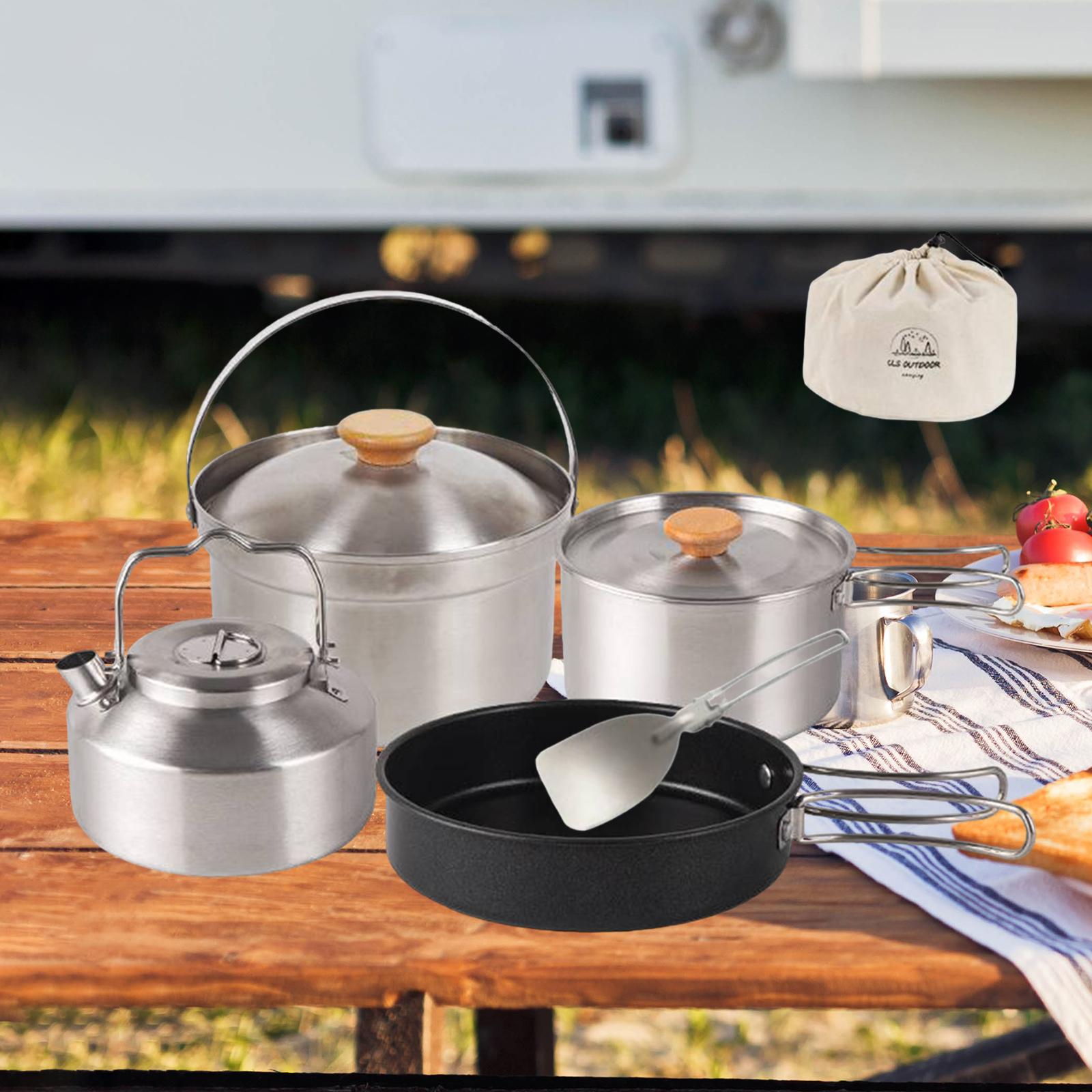 Camping Cookware Cook Gear Por - Camping Cooking Frying Pan ulasan dan harga