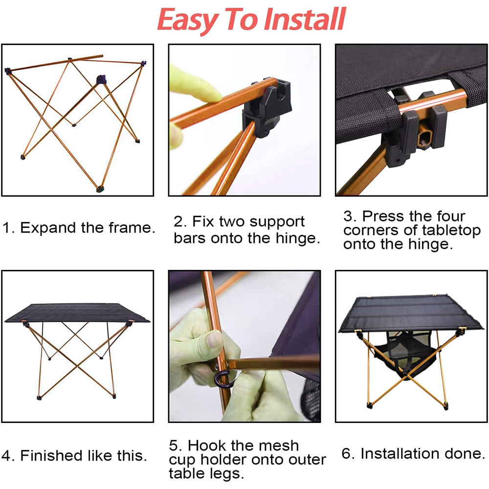 Ultralight Folding Camping Tab - Camping Cooking Table Foldable ulasan dan harga