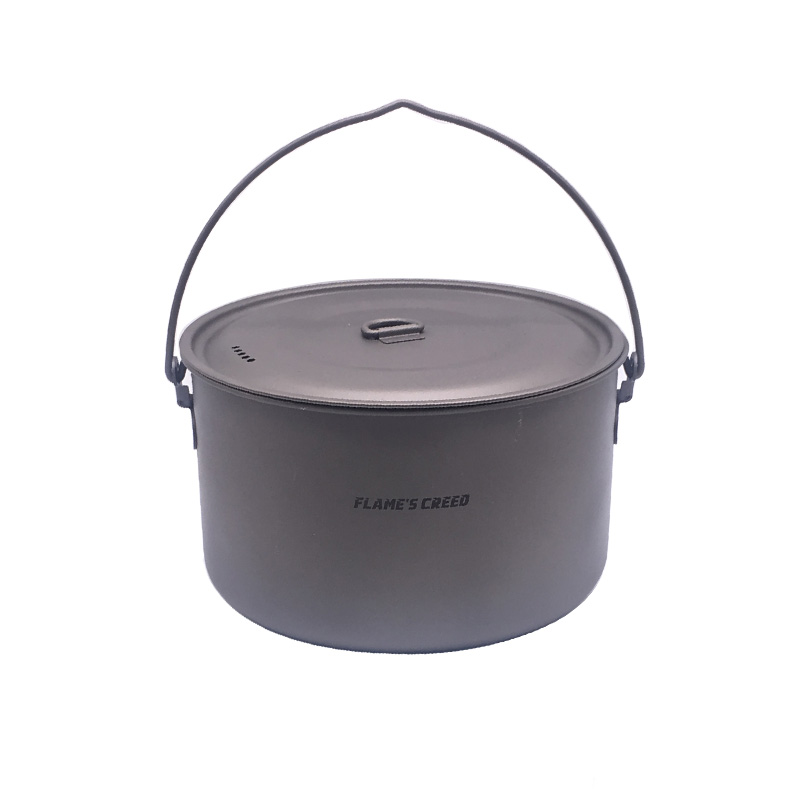 FLAME'S CREED 1100ml 1950ml Ul - Camping Cooking Frying Pan ulasan dan harga