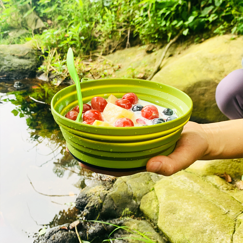 Outdoor Camping Folding Pot, S - Camping Hiking Cooking ulasan dan harga
