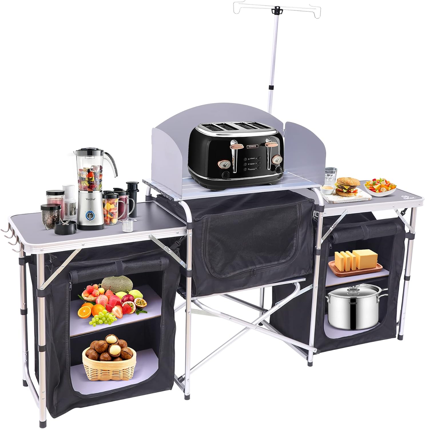 Folding Camping Kitchen Table  - Camping Cooking Bag ulasan dan harga
