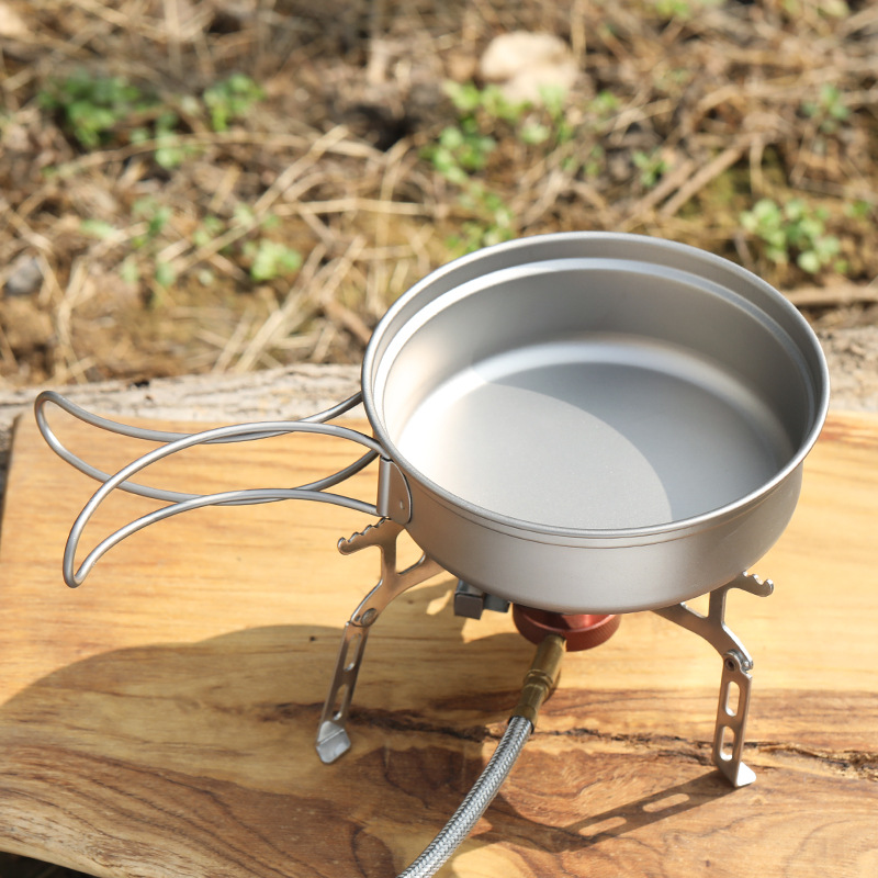 Camping Titanium Cooking Pan 1 - Camping Cooking Frying Pan ulasan dan harga