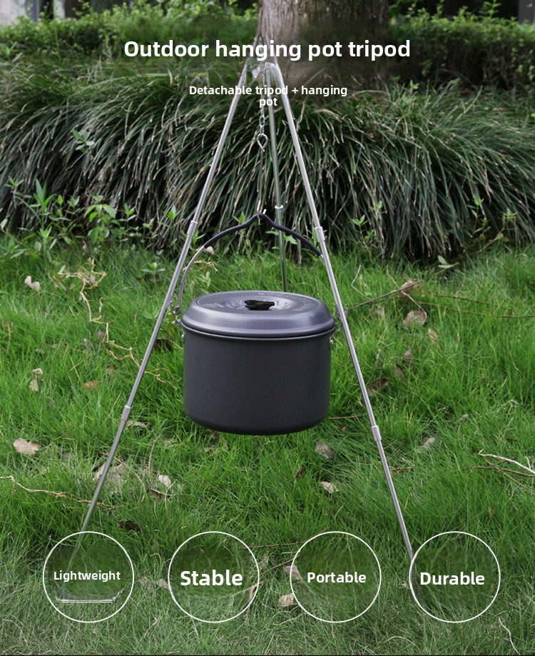 2026Bulin Hanging Pot Outdoor  - Camping Hanging Cooking Pot ulasan dan harga