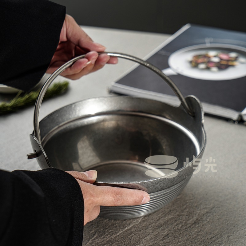Retro three-layer steel campin - Camping Hanging Cooking Pot ulasan dan harga