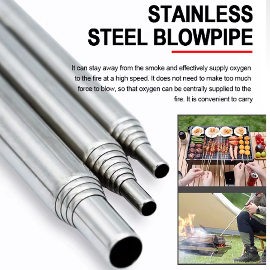 Stainless Steel Blowpipe Pocke - Camping Hiking Cooking ulasan dan harga