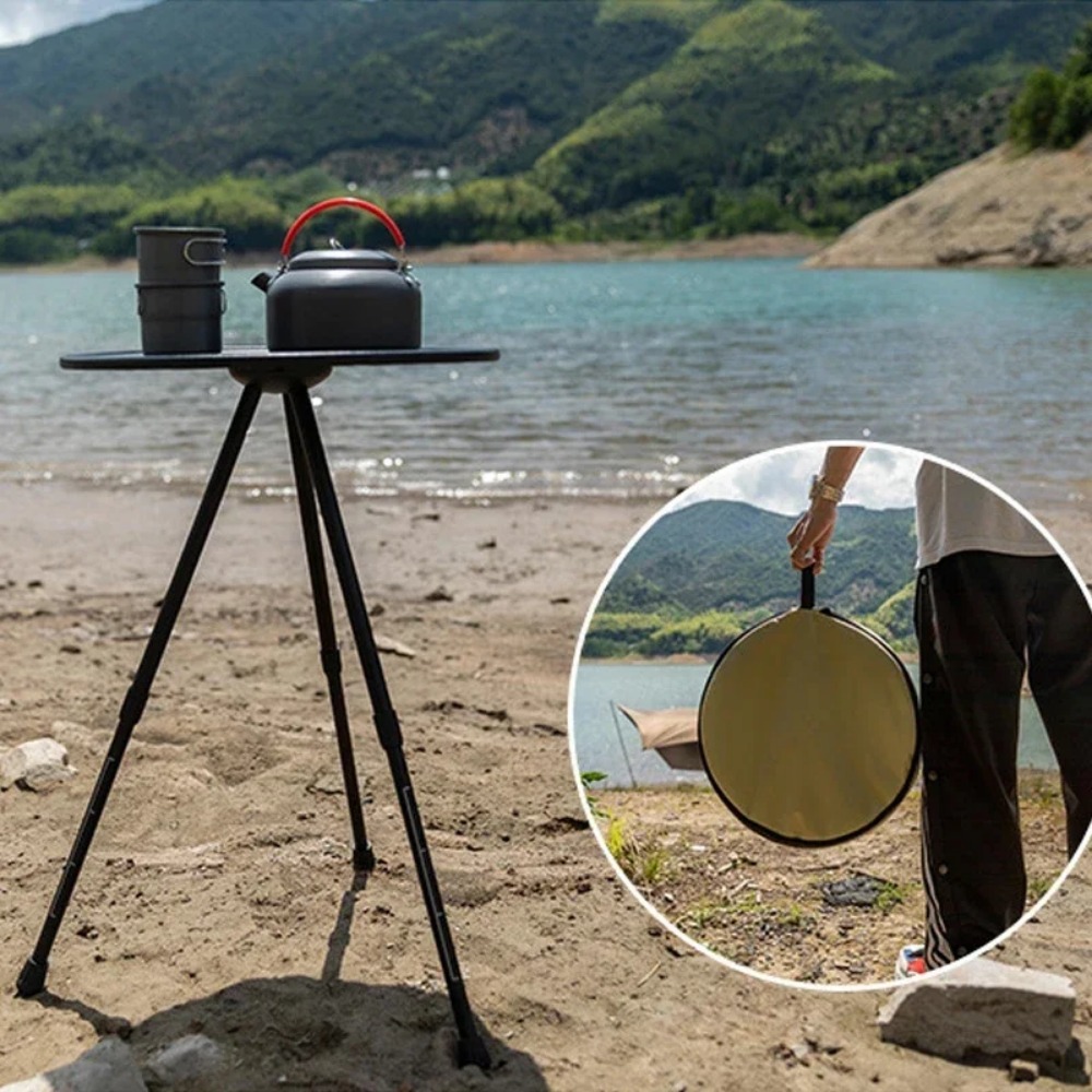 Outdoor Aluminum Alloy Folding - Camping Cooking Table Foldable ulasan dan harga