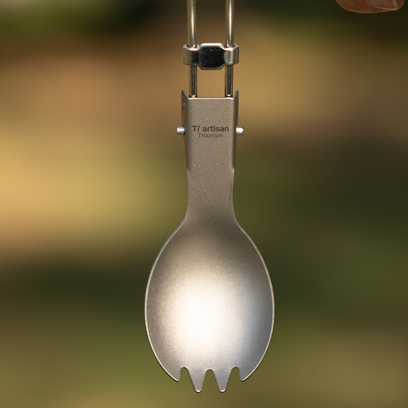 Tiartisan Titanium Spoon Spork - Mess Kit Titanium ulasan dan harga