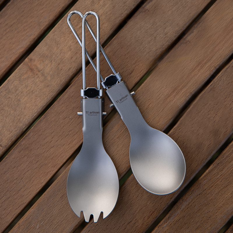 Tiartisan Titanium Spoon Spork - Mess Kit Titanium ulasan dan harga