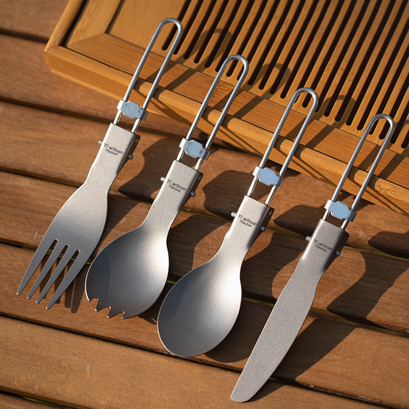 Tiartisan Titanium Spoon Spork - Mess Kit Titanium ulasan dan harga