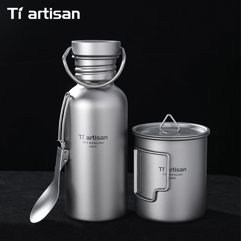 Tiartisan Titanium Cookware 3- - Mess Kit Titanium ulasan dan harga