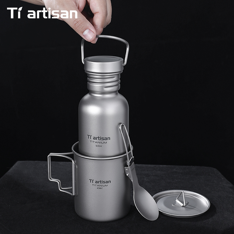 Tiartisan Titanium Cookware 3- - Mess Kit Titanium ulasan dan harga