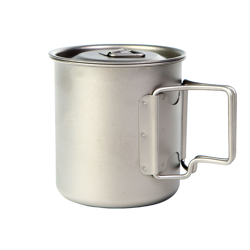 Camping Titanium Cups 450ml 55 - Mess Kit Titanium ulasan dan harga