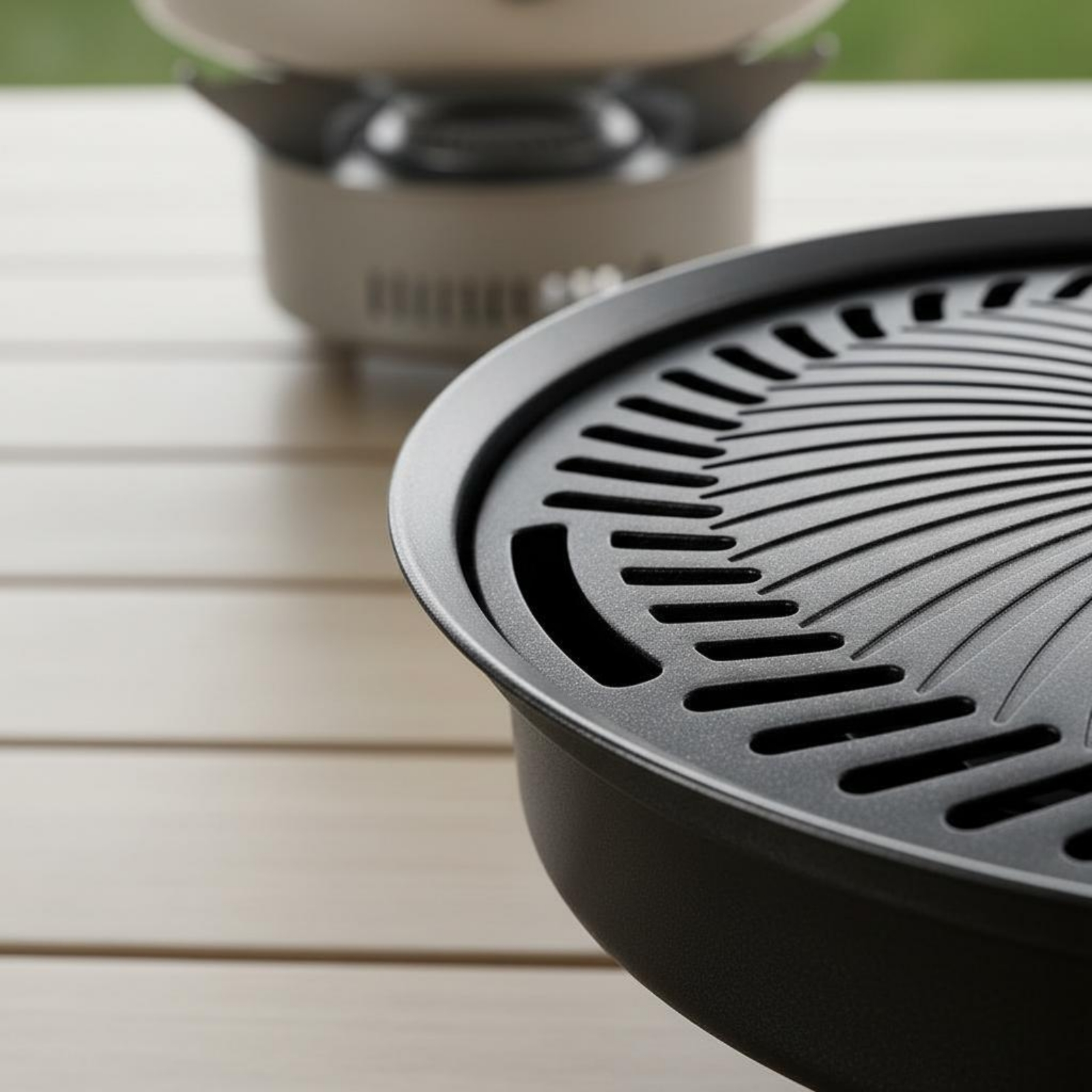 Korean BBQ Grill Pan Non-Stick - Camping Cooking Bbq ulasan dan harga