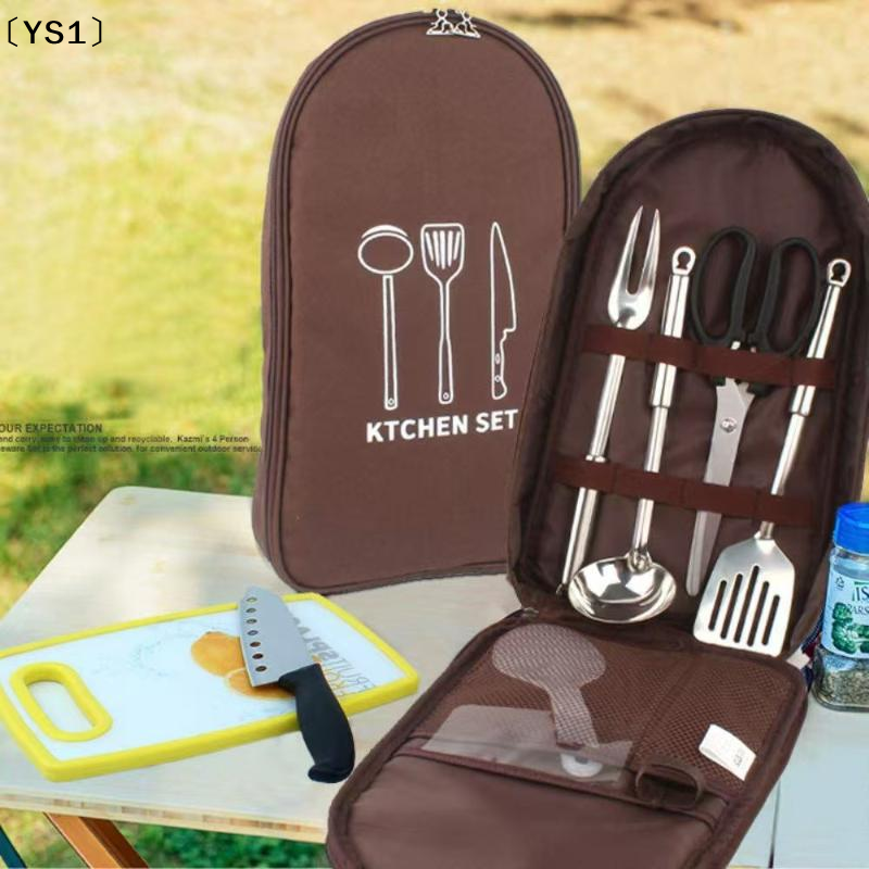 〔YS1〕Outdoor Cooking Bag Campi - Camping Cooking Roll ulasan dan harga