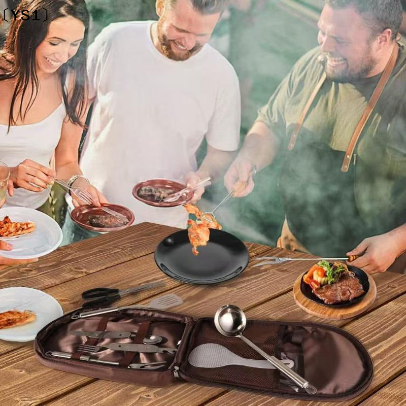 〔YS1〕Outdoor Cooking Bag Campi - Camping Cooking Roll ulasan dan harga