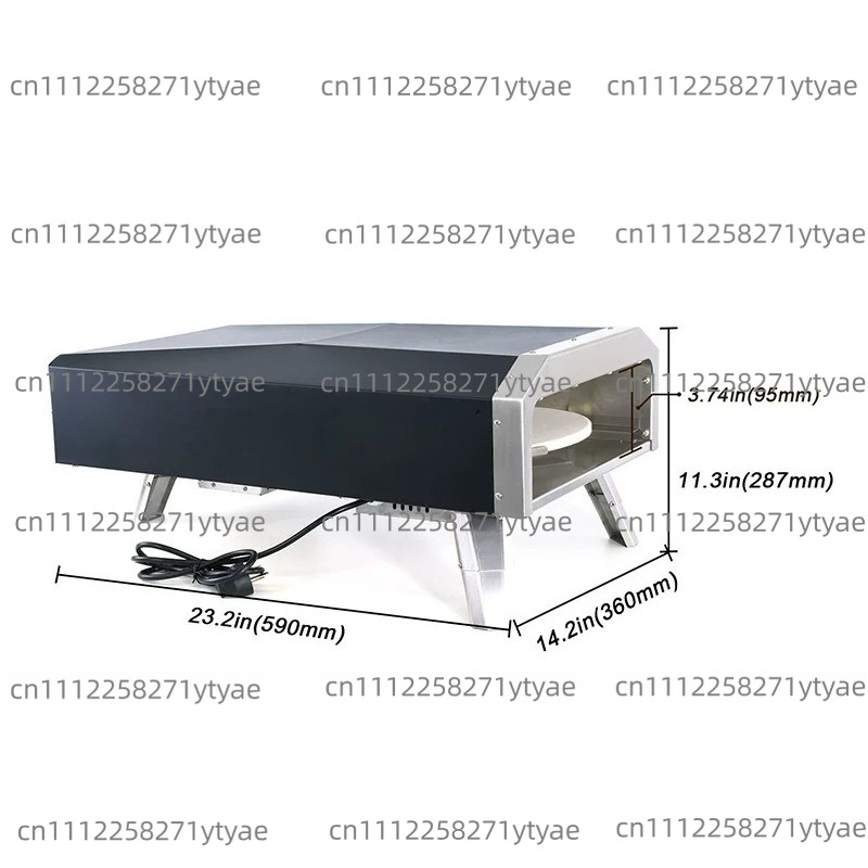 Camping Outdoor Gas Pizza Oven - Camping Cooking Gas Stove Portable Tool ulasan dan harga