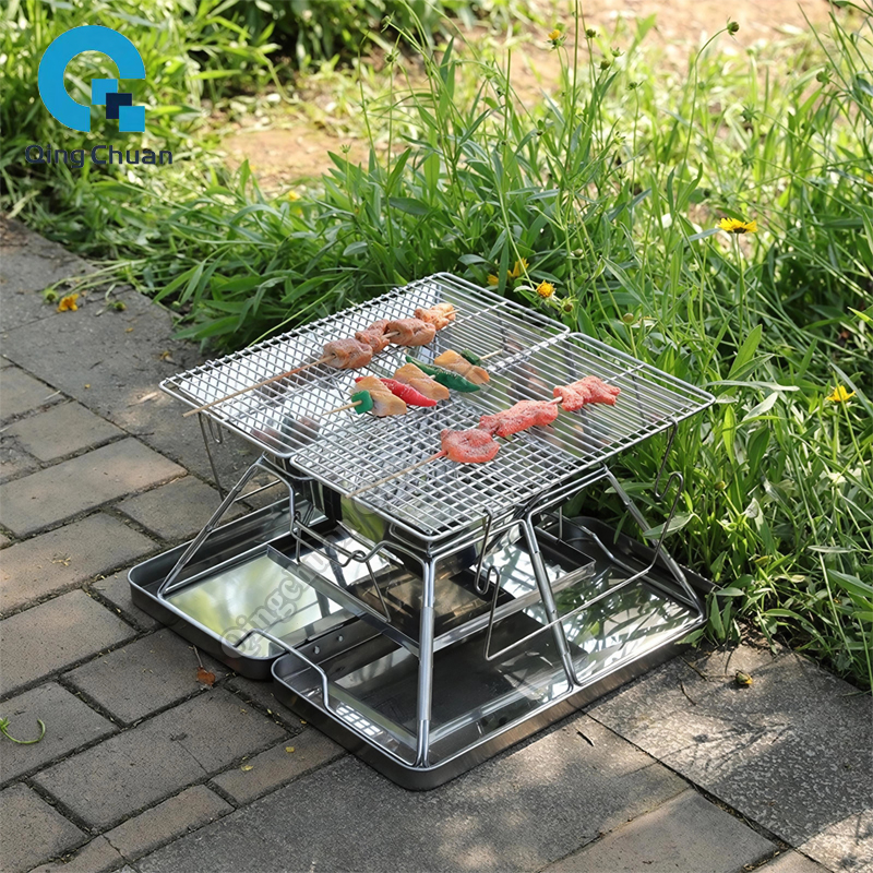 Camping Grill Charcoal Stove F - Camping Cooking Fire ulasan dan harga