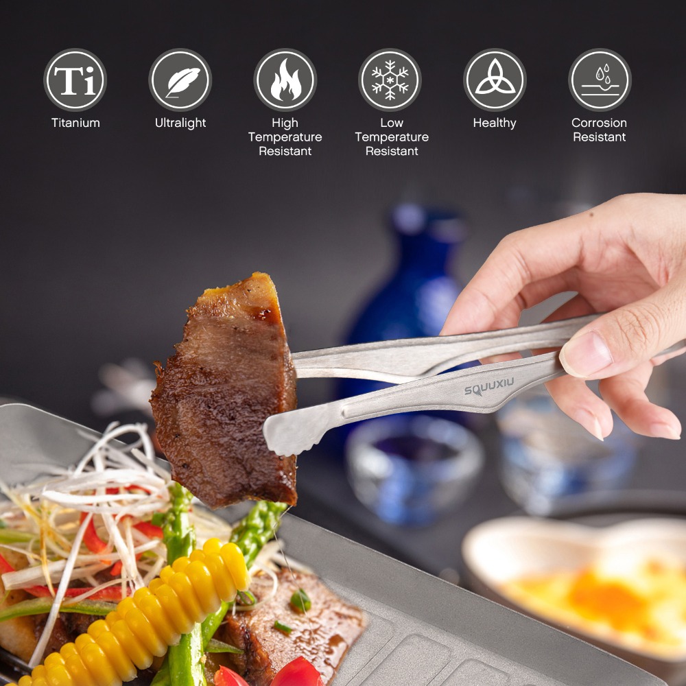 Durable Titanium Camping Grill - Camping Cooking Frying Pan ulasan dan harga