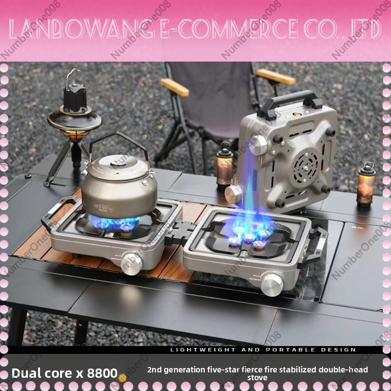 Outdoor Dual Burner High Power - Camping Cooking Fuel ulasan dan harga