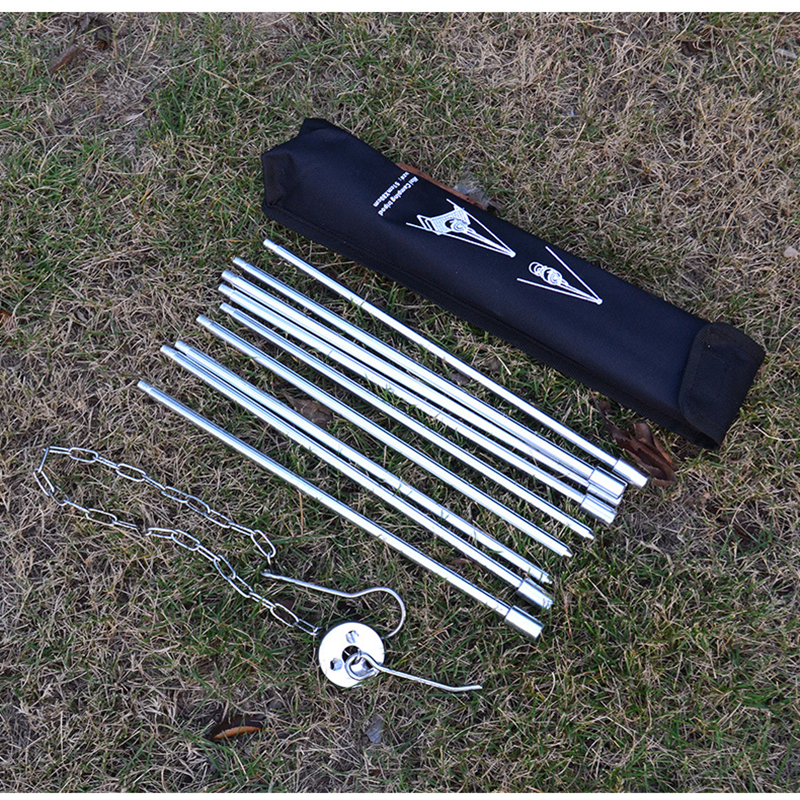 Outdoor Camping Tripod, Durabl - Camping Hanging Cooking Pot ulasan dan harga