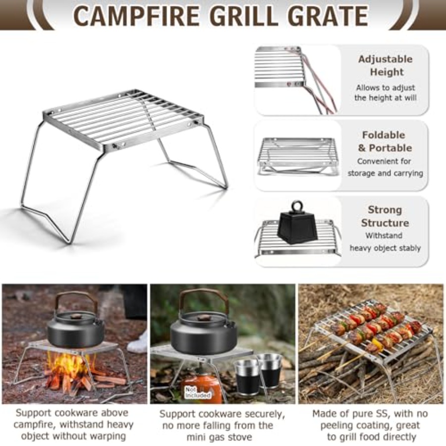 Camping cookware mess kit for  - Camping Cooking Fire ulasan dan harga