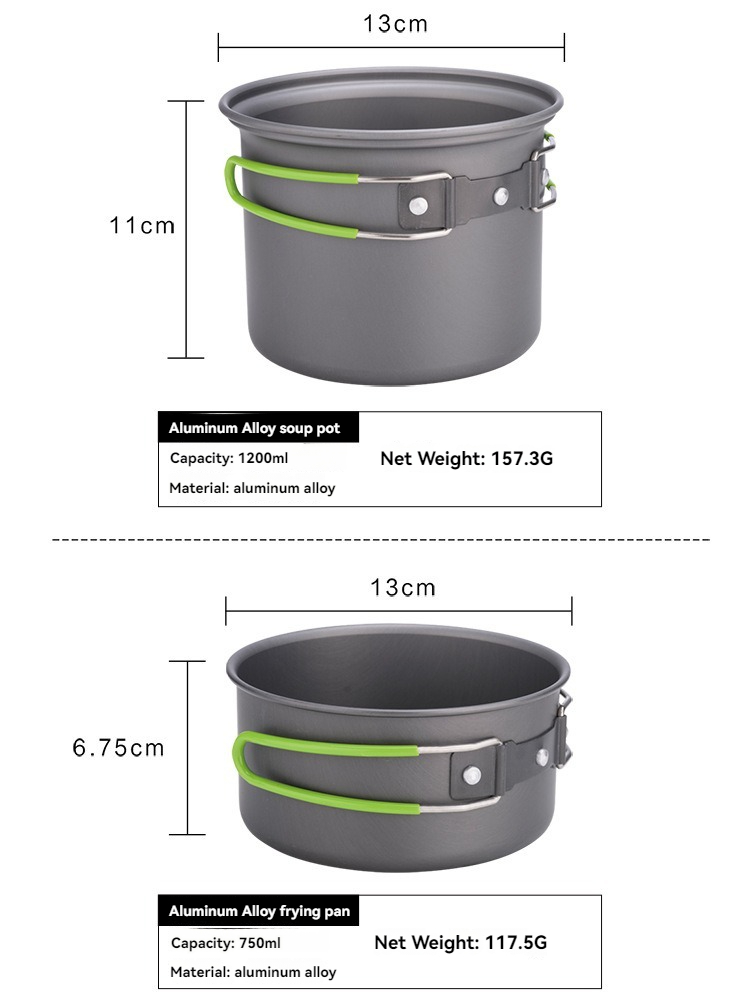 BRS-T15A Camping Cookware Mess - Camping Hiking Cooking ulasan dan harga