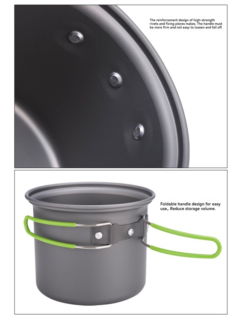 BRS-T15A Camping Cookware Mess - Camping Hiking Cooking ulasan dan harga