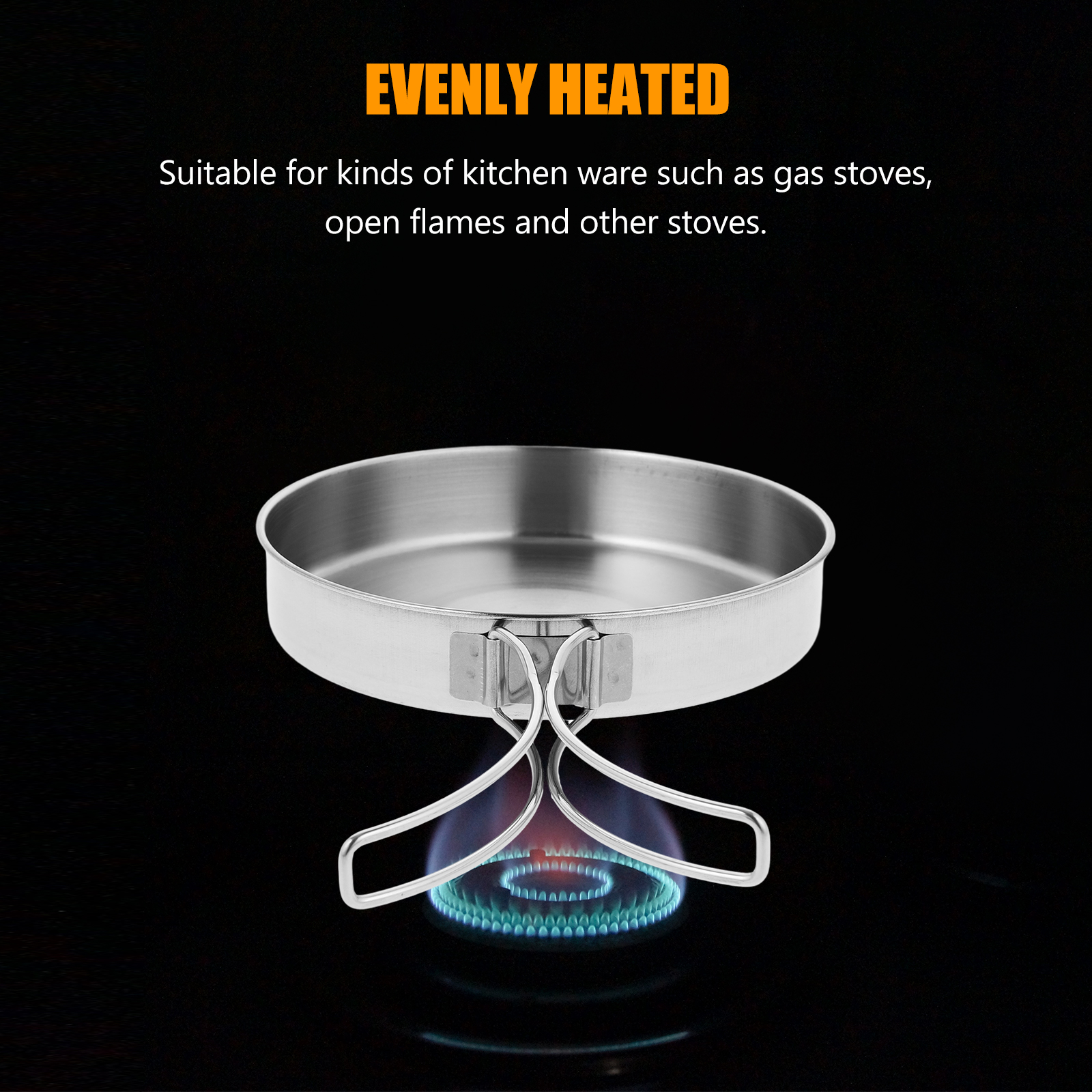 Portable Frying Pan Stainless  - Camping Cooking Frying Pan ulasan dan harga