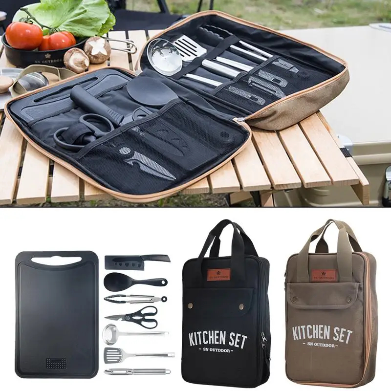 8pcs Camping Kitchen Cookware  - Camping Cooking Trangia ulasan dan harga
