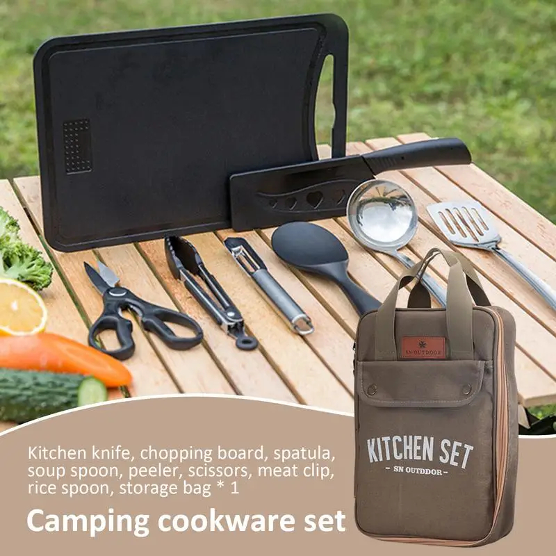 8pcs Camping Kitchen Cookware  - Camping Cooking Trangia ulasan dan harga