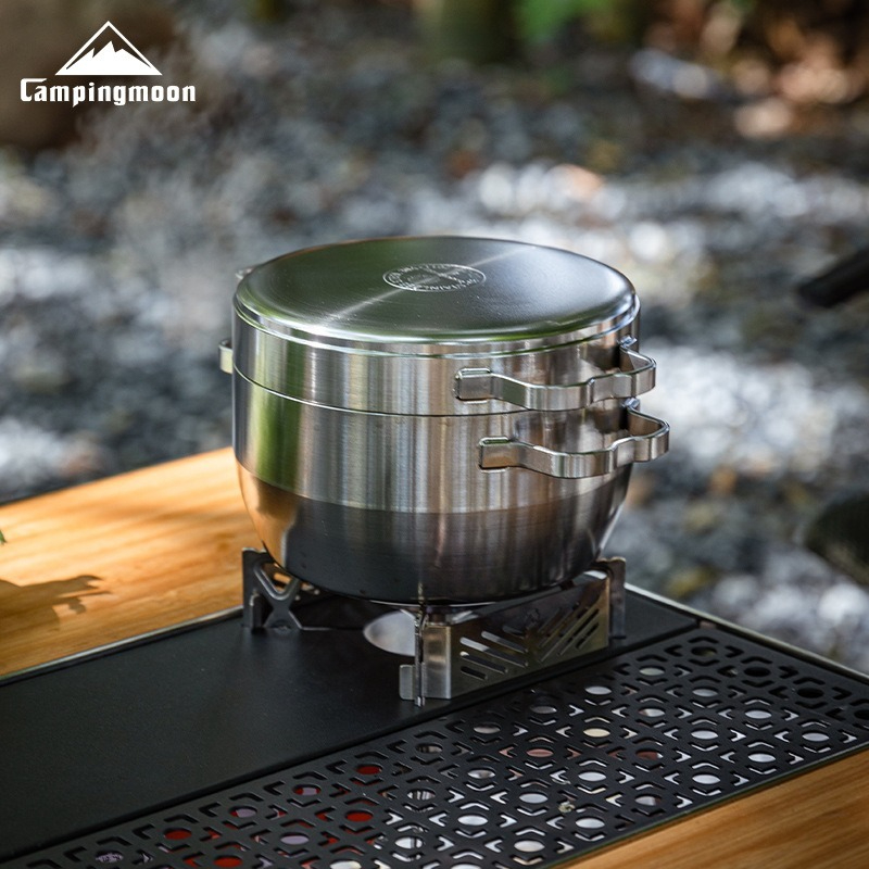 DO-25 thickened stainless stee - Camping Cooking Frying Pan ulasan dan harga
