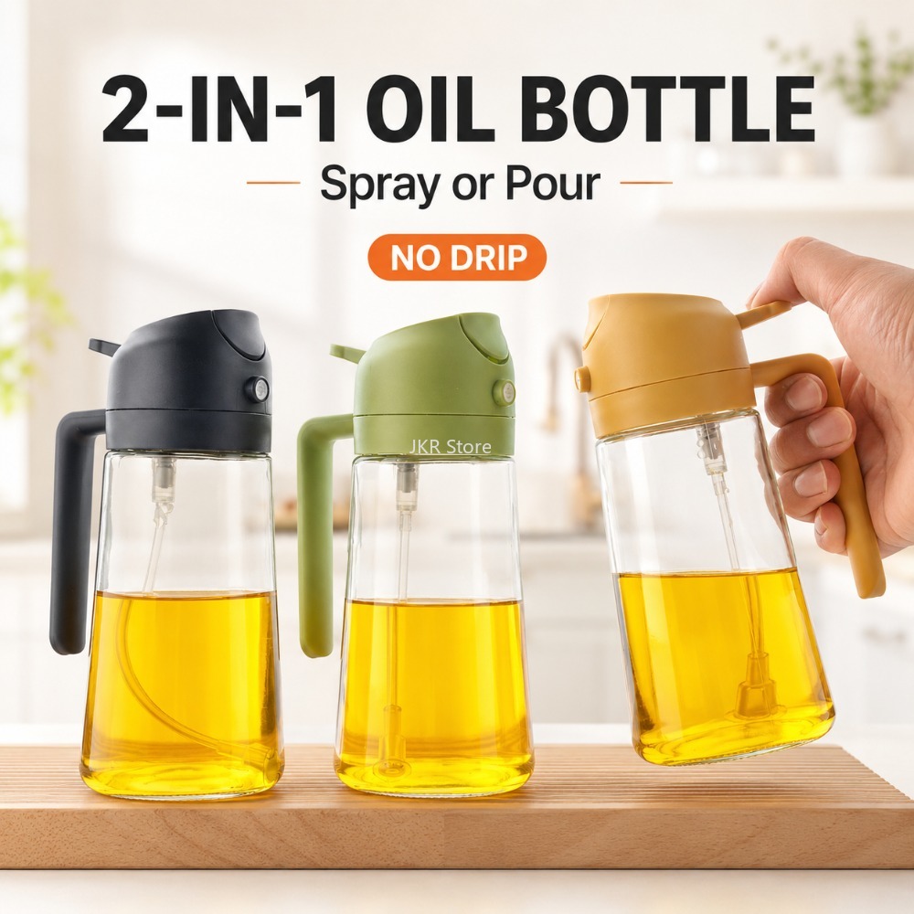 2 in 1 Olive Oil Sprayer Dispe - Camping Cooking Bbq ulasan dan harga