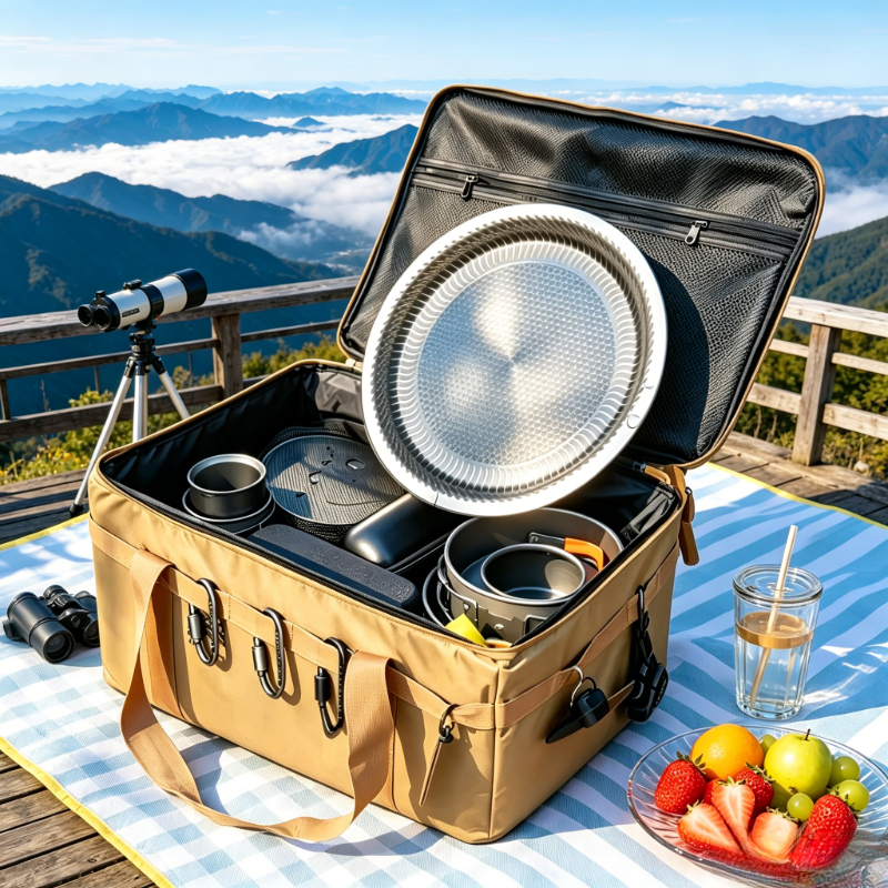 30L Khaki Foldable Oxford Tact - Camping Cooking Trangia ulasan dan harga