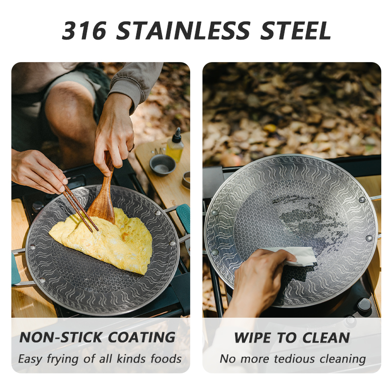 Naturehike BBQ Cooking Grill P - Camping Cooking Frying Pan ulasan dan harga