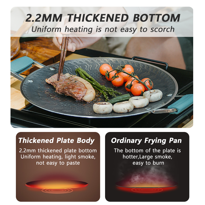 Naturehike BBQ Cooking Grill P - Camping Cooking Frying Pan ulasan dan harga