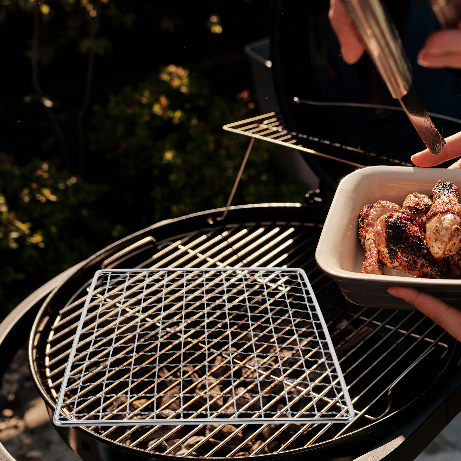 Stainless Steel Grill Mesh Mat - Camping Cooking Bbq ulasan dan harga