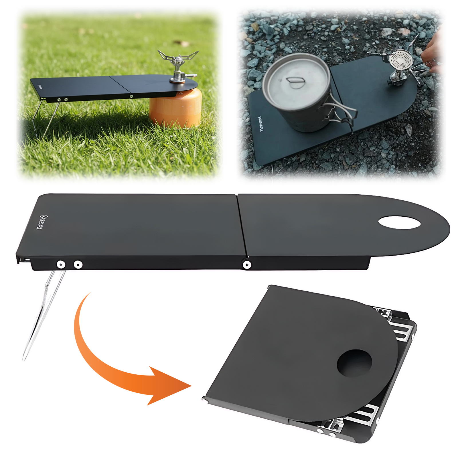 Gas Burner Rack Table Multi-Pu - Camping Cooking Gas Stove Portable Tool ulasan dan harga
