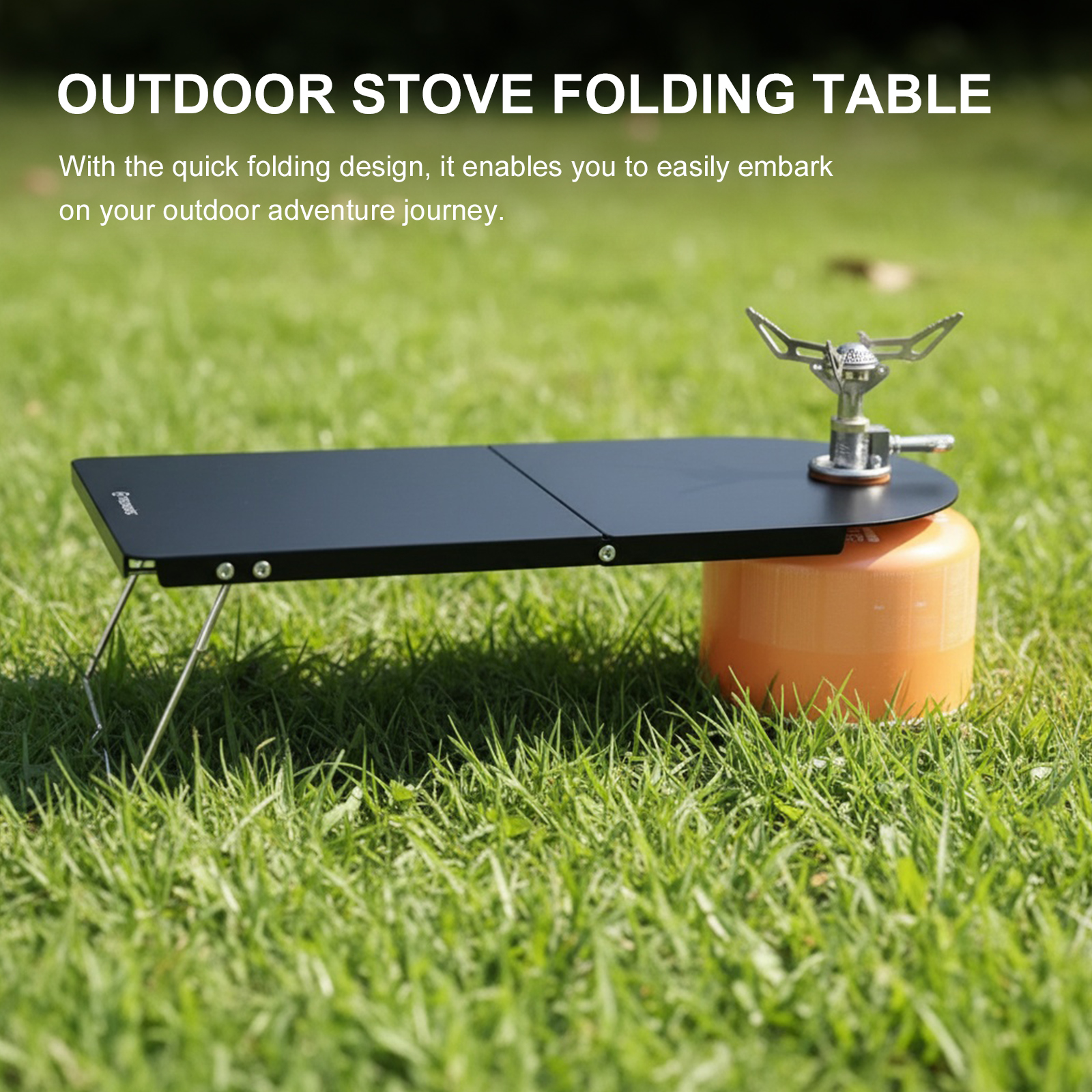 Gas Burner Rack Table Multi-Pu - Camping Cooking Gas Stove Portable Tool ulasan dan harga