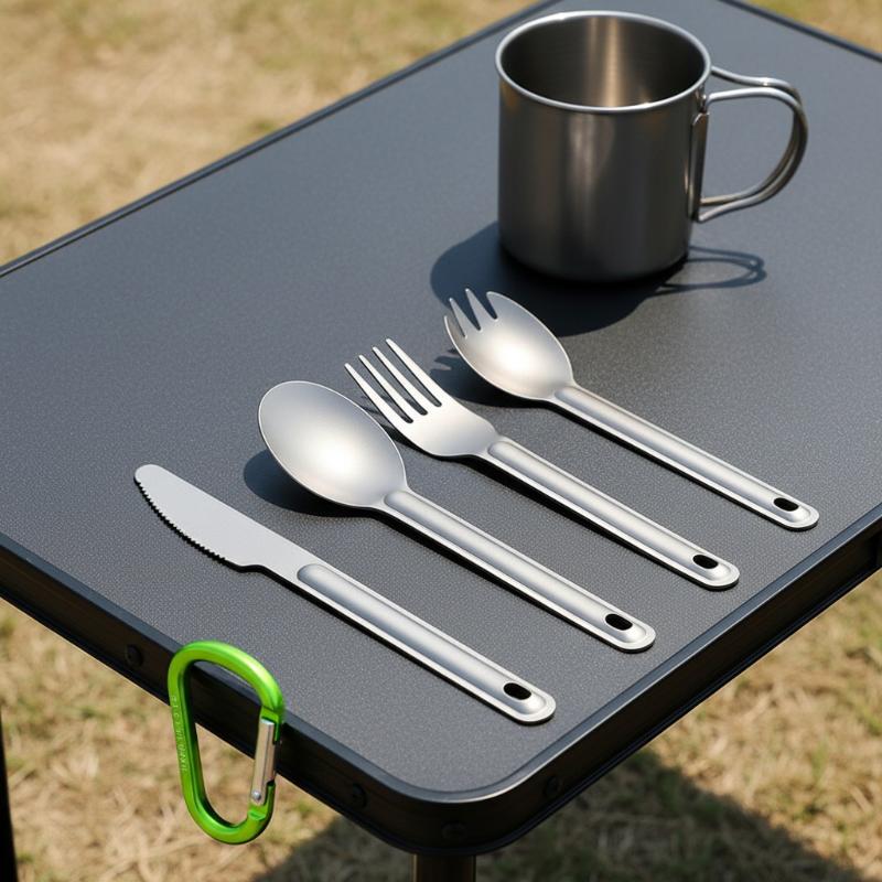 Portable Titanium Long Handle  - Camping Cooking Trangia ulasan dan harga