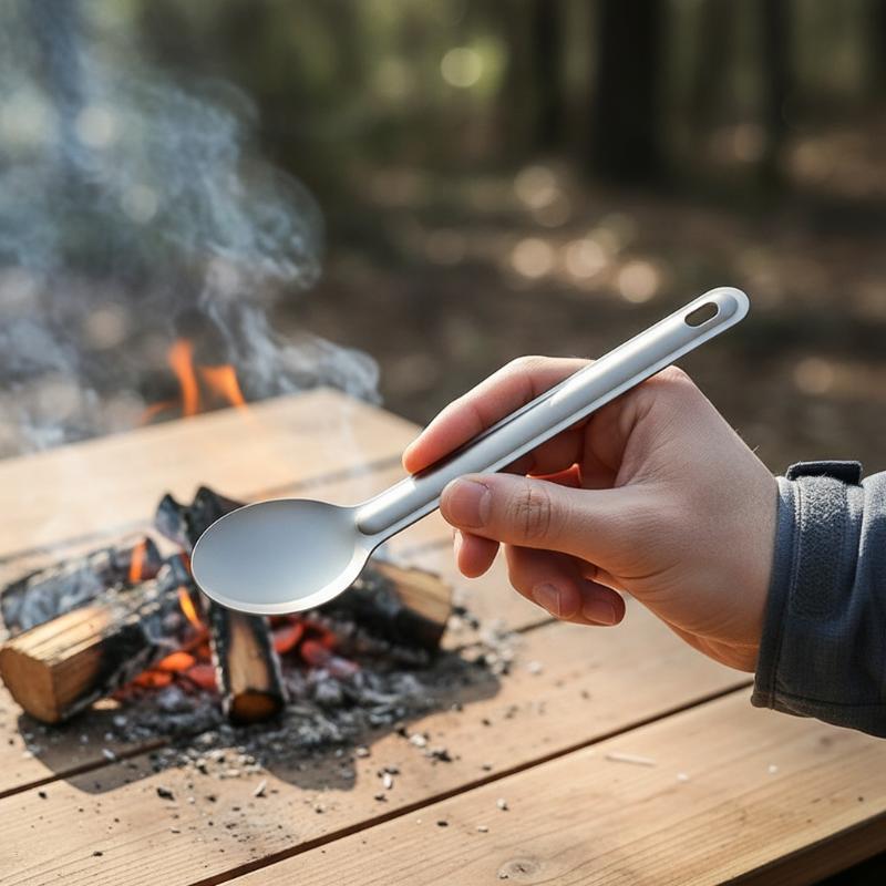 Portable Titanium Long Handle  - Camping Cooking Trangia ulasan dan harga