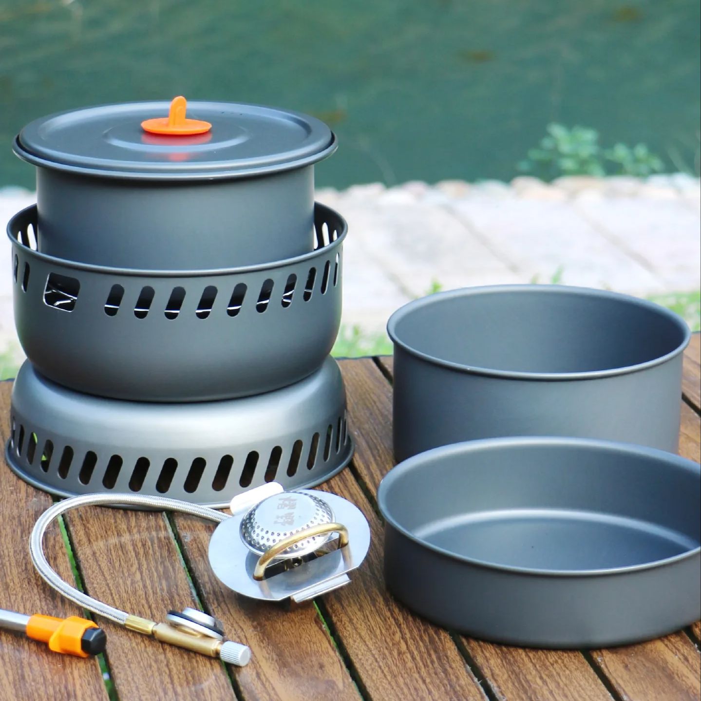 Camping Alloy Cooking Pot Fry  - Camping Cooking Frying Pan ulasan dan harga