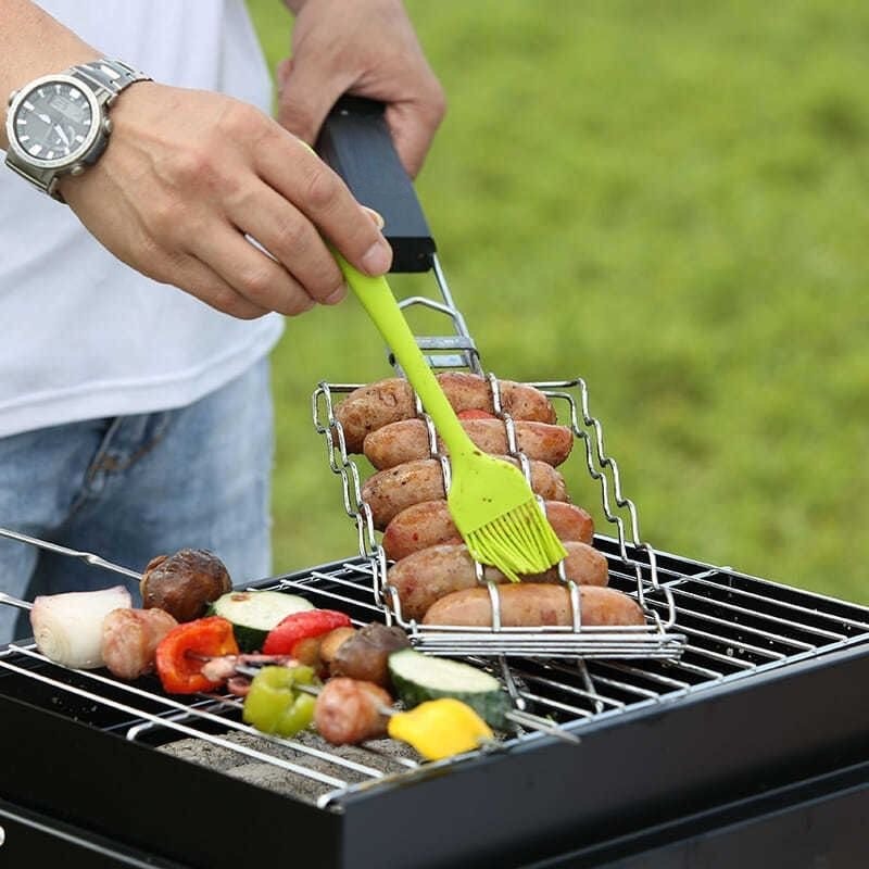 Portable Camping BBQ Grill Com - Camping Cooking Bbq ulasan dan harga