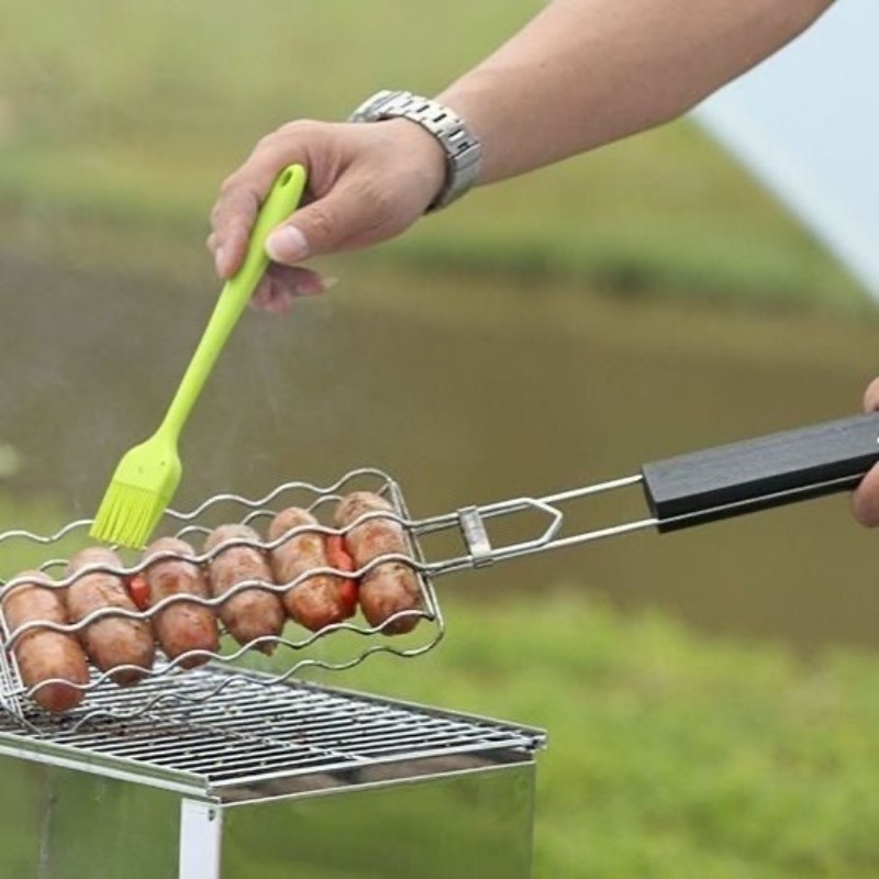 Portable Camping BBQ Grill Com - Camping Cooking Bbq ulasan dan harga